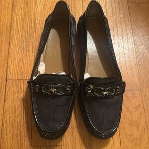 Coach jacquard loafers